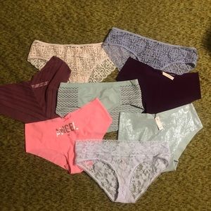 Lot of 8 Victoria’s Secret Underwear M - NEW